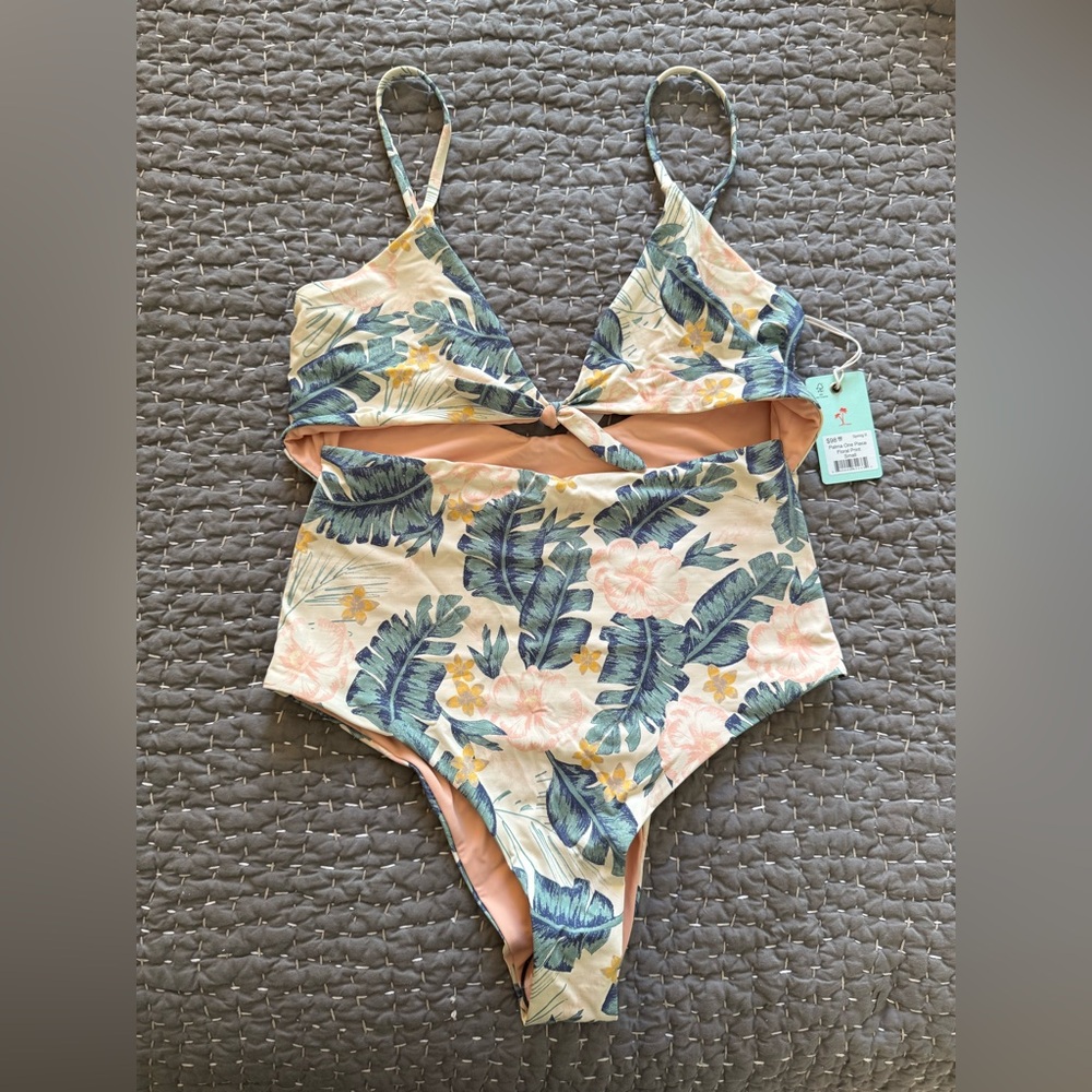 NWT Marine Layer Tie-Front One Piece Swimsuit Size Small